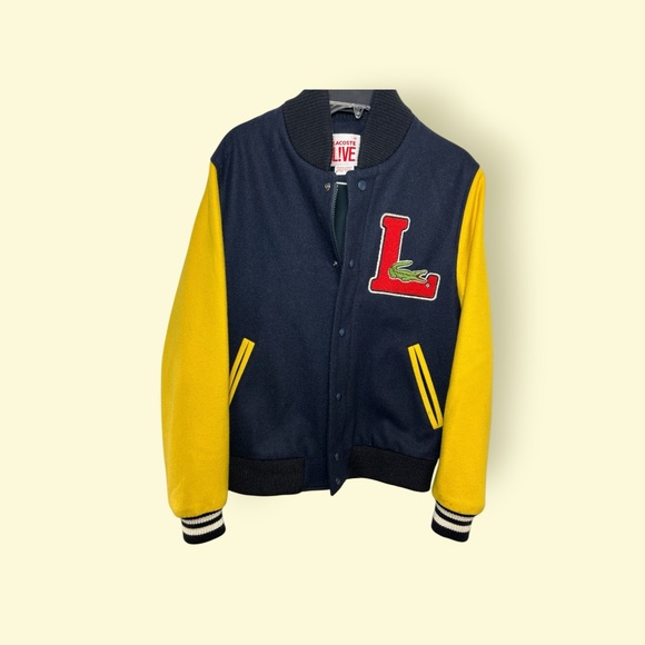 Lacoste wool Varsity Jacket - - Picture 7 of 8